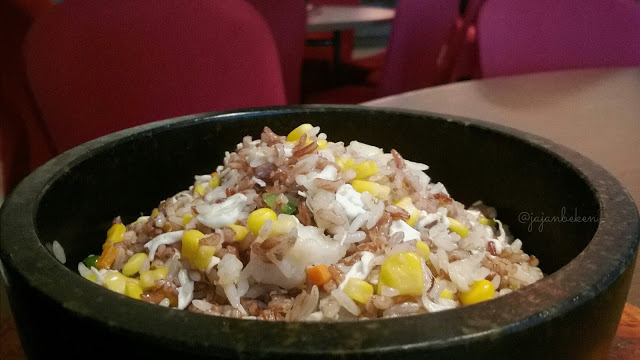 nasi goreng beras merah