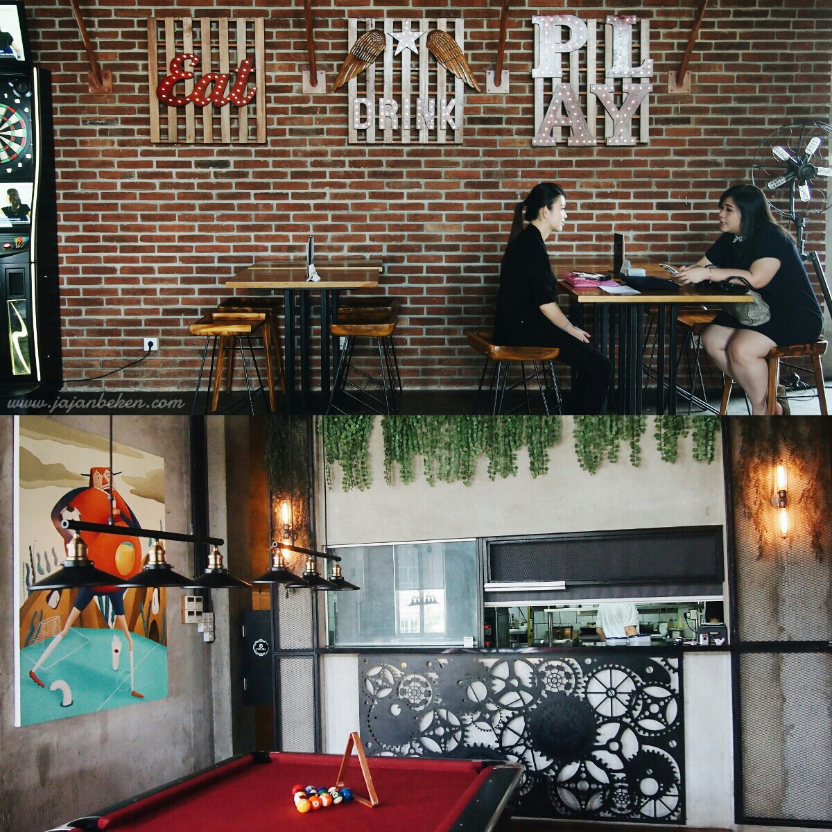 jajan beken belajar main dart game di the playroom