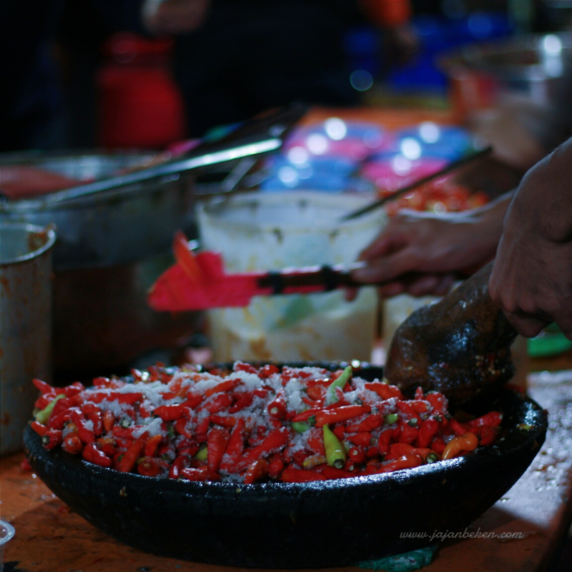 Jajan beken - sambel setan pejompongan