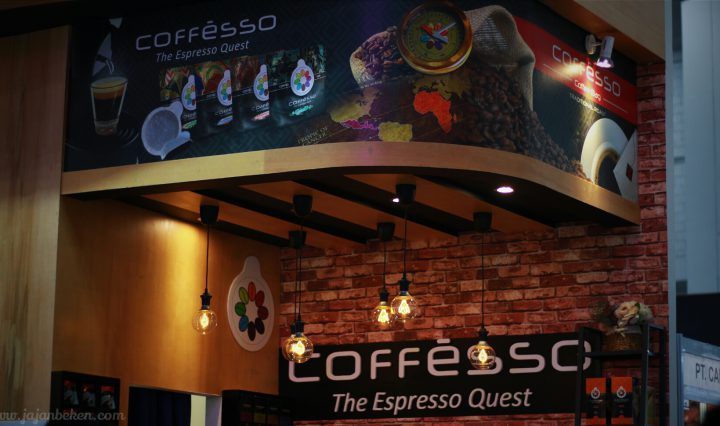 Jajan beken kopi celup coffesso interfood 2016