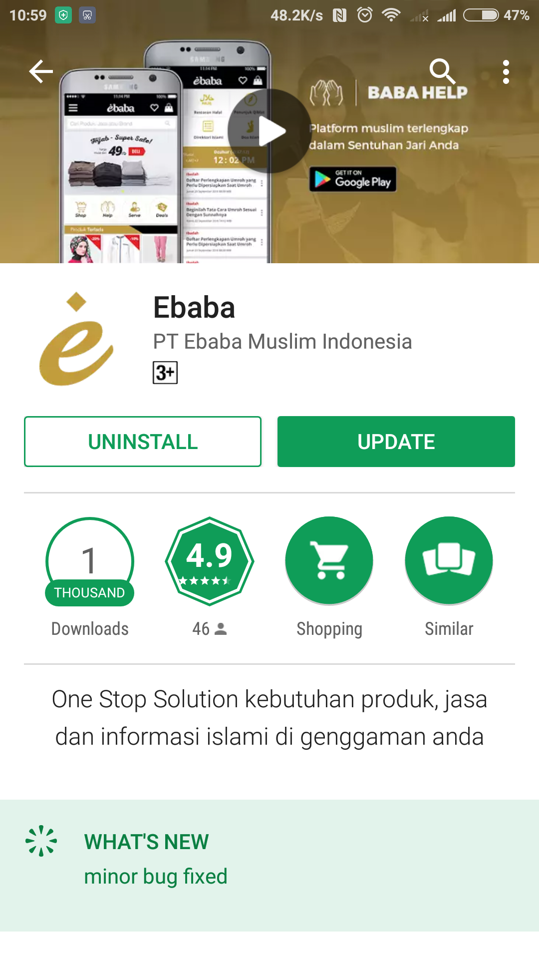 jajanbeken ebaba mencari restoran halal