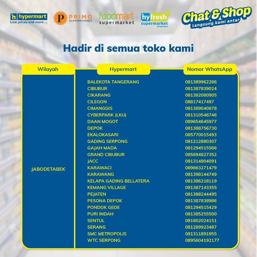 supermarket online delivery jakarta