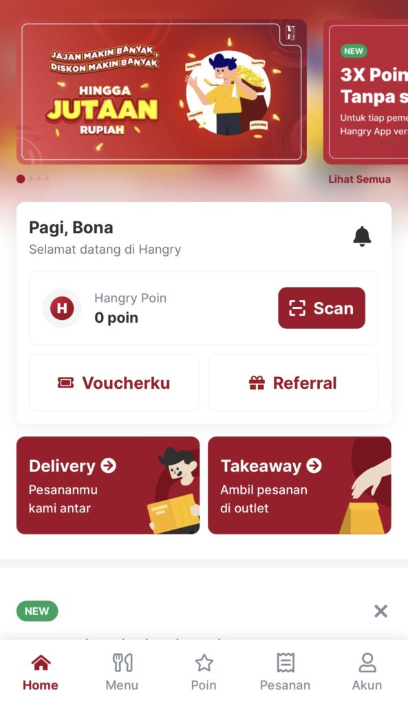hangry app aplikasi delivery makanan online enak jakarta jajanbeken